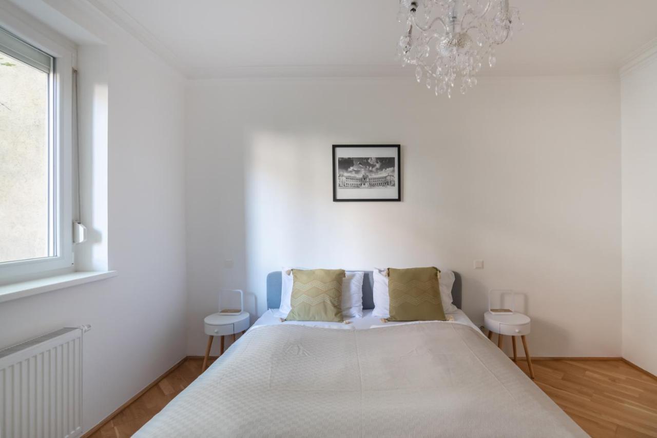Ferienwohnung Absolute Ruhelage im Zentrum mit Parkplatz Wien Exterior foto